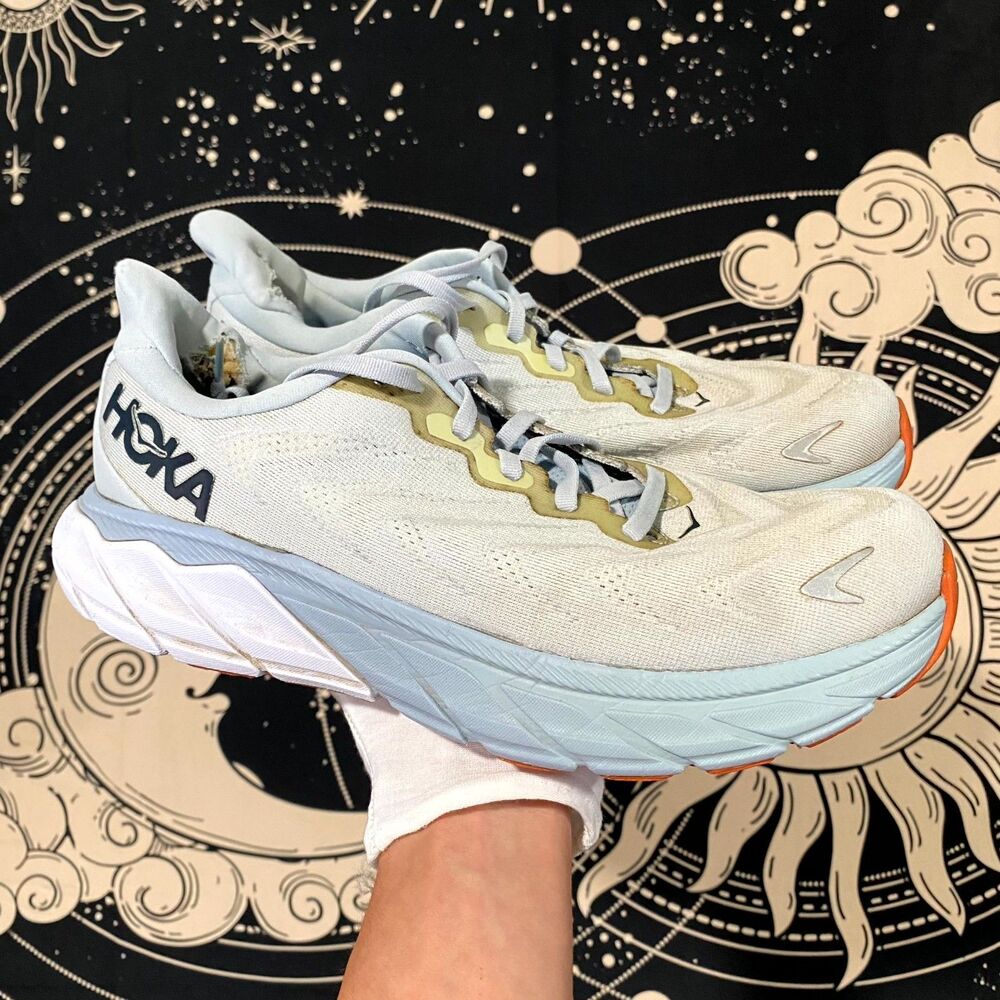 Hoka One One Arahi 6 1123197-PABF Athletic Sneaker Women's 9.5 Blue Mesh Sports